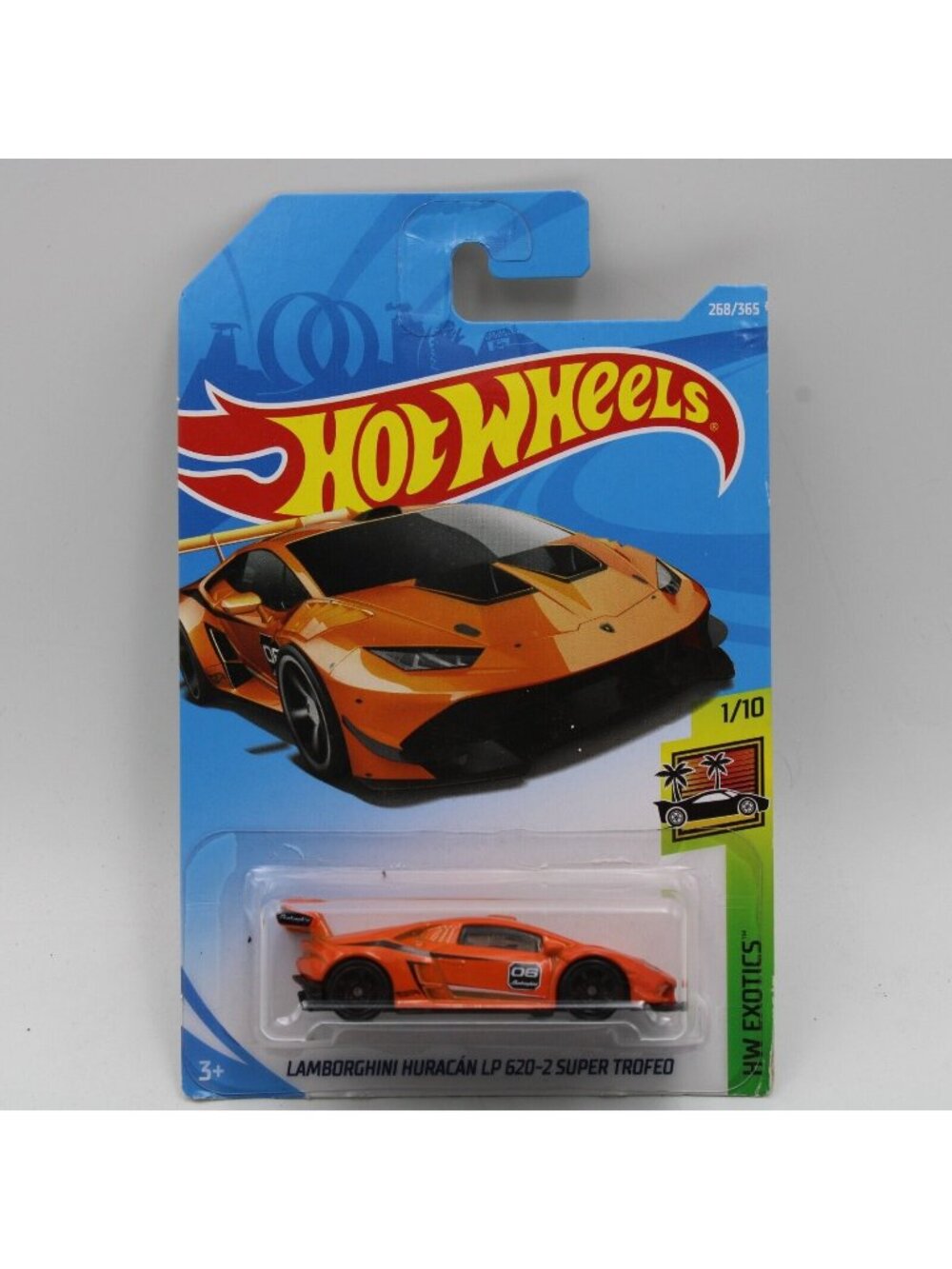 Hot Wheels Lamborghini Huracan LP620-2 Super Trofeo Orange 2017 HW Exotics 1/10